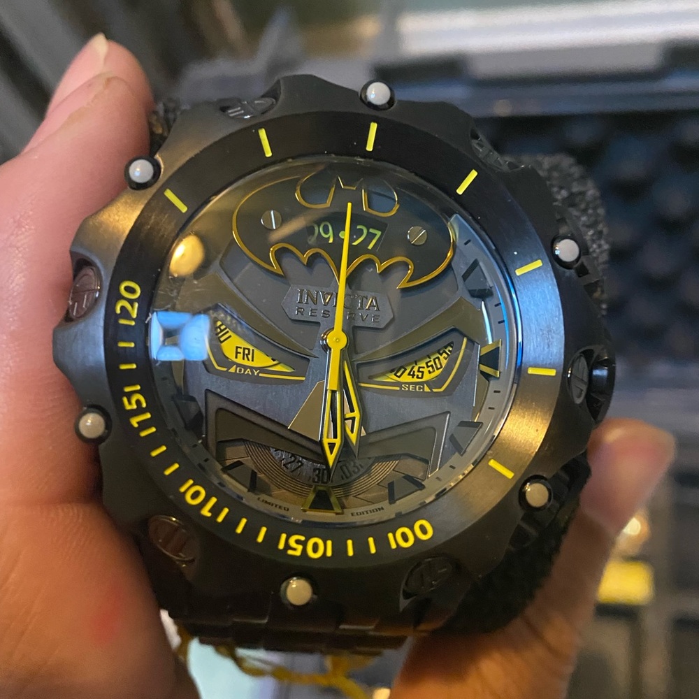 Invicta Black and Yellow Men's Watch